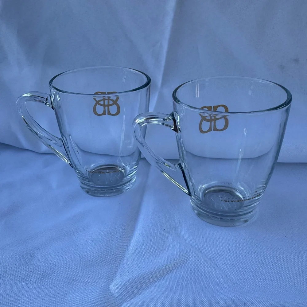 Baileys Glass Mugs with Line to Pour - Fun and Unique Bar Accessories